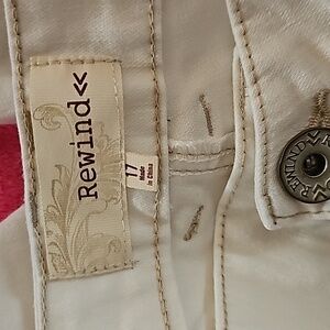 Size 17, White Jeans
